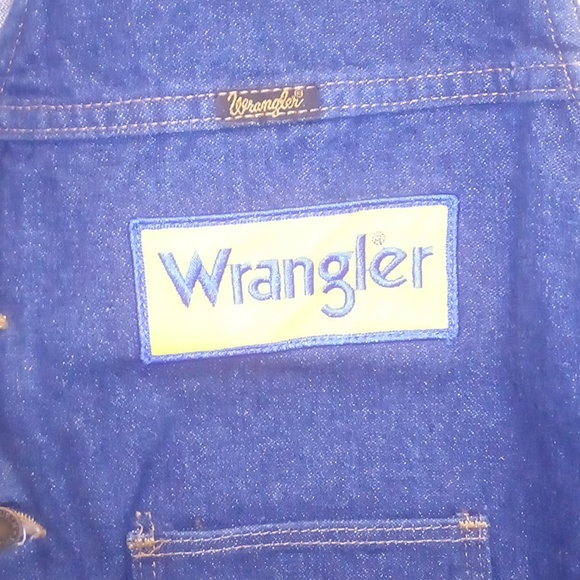 NWT - Wrangler Denim Vest XL Deadstock Nos Cowboy Rodeo USA Made - Size XL - Picture 5 of 8